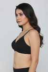 Zivame Beautiful Basics Double Layered Non Wired 3/4th Coverage T-Shirt Bra - Tap Shoe — thumbnail 3