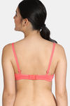 Zivame Summer Love Push-Up Wired Medium Coverage T-Shirt Bra - Georgia Peach — thumbnail 2