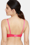 Zivame Padded Non Wired 3/4Th Coverage T-Shirt Bra - Raspberry — thumbnail 3