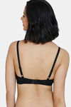 Zivame Padded Non Wired 3/4th Coverage T-Shirt Bra - Anthracite — thumbnail 3