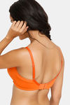 Zivame Urban Leisure Double Layered Non Wired Full Coverage T-Shirt Bra - Apricot Orange — thumbnail 3