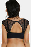 Zivame Padded Non Wired Full Coverage Blouse Bra - Anthracite — thumbnail 2
