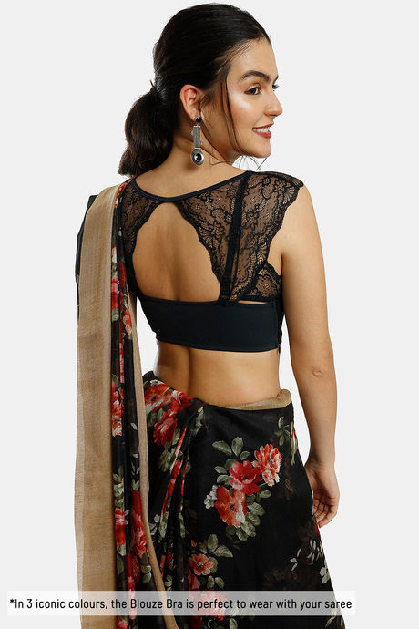 Zivame Padded Non Wired Full Coverage Blouse Bra - Anthracite — image 6