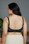 Zivame True Curv Padded Non Wired Full Coverage Minimiser Bra - Black — thumbnail 3