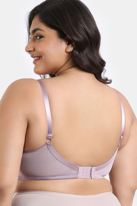 Zivame True Curv Padded Non Wired Full Coverage Minimiser Bra - Elderberry — image 2