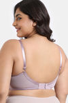 Zivame True Curv Padded Non Wired Full Coverage Minimiser Bra - Elderberry — thumbnail 2