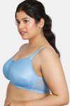 Zivame True Curv Padded Non Wired Full Coverage Minimiser Bra - Little Boy Blu — thumbnail 3