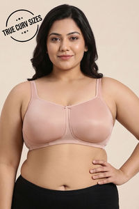 Zivame True Curv Padded Non Wired Full Coverage Minimiser Bra - Roebuck — thumbnail 1
