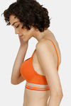 Zivame Urban Leisure Push-Up Wired Medium Coverage T-Shirt Bra - Apricot Orange — thumbnail 2