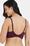 Zivame Double Layered Non Wired Full Coverage Post Breast Surgery Bra - Fig — thumbnail 2