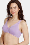 Zivame Double Layered Non Wired Full Coverage Post Breast Surgery Bra - Lavendula — thumbnail 3