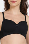 Zivame Padded Non Wired Full Coverage Post Breast Surgery Bra - Black — thumbnail 4