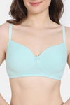 Zivame Padded Non Wired Full Coverage Post Breast Surgery Bra - Plume — thumbnail 4