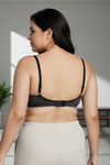 Zivame True Curv Double Layered Non Wired 3/4th Coverage Sag Lift Bra - Anthracite — thumbnail 2