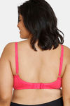 Zivame True Curv Double Layered Non Wired 3/4th Coverage Sag Lift Bra - Raspberry — thumbnail 2