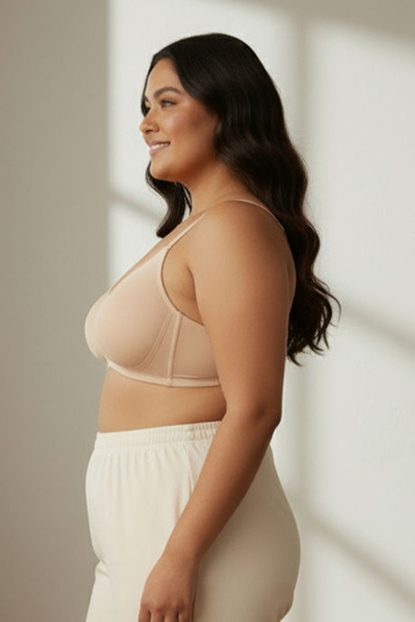 Zivame True Curv Double Layered Non Wired 3/4th Coverage Sag Lift Bra - Roebuck — image 4