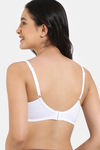 Zivame Double Layered Non Wired 3/4th Coverage Bra - White — thumbnail 3