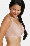Zivame Double Layered Non Wired 3/4th Coverage Bra - Roebuck — thumbnail 2