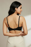 Zivame Everyday Double Layered Non Wired 3/4th Coverage T-Shirt Bra - Black — thumbnail 3