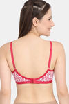 Zivame Everyday Double Layered Non Wired 3/4th Coverage T-Shirt Bra - Cerise — thumbnail 2