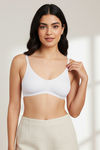 Zivame Everyday Double Layered Non Wired 3/4th Coverage T-Shirt Bra - White — thumbnail 2