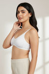 Zivame Everyday Double Layered Non Wired 3/4th Coverage T-Shirt Bra - White — thumbnail 4