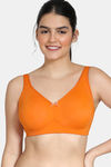 Zivame True Curv Double Layered Non Wired Full Coverage Super Support Bra - Autumn Maple — thumbnail 1