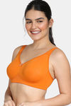 Zivame True Curv Double Layered Non Wired Full Coverage Super Support Bra - Autumn Maple — thumbnail 3