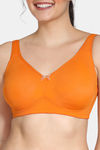 Zivame True Curv Double Layered Non Wired Full Coverage Super Support Bra - Autumn Maple — thumbnail 4