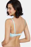 Zivame Beautiful Basics Padded Non Wired 3/4Th Coverage T-Shirt Bra - Atomizer — thumbnail 3