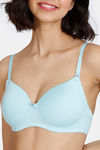 Zivame Beautiful Basics Padded Non Wired 3/4Th Coverage T-Shirt Bra - Atomizer — thumbnail 5