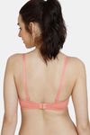 Zivame Beautiful Basics Padded Non Wired 3/4Th Coverage T-Shirt Bra - Terra Cotta — thumbnail 3