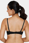 Zivame Padded Wired 3/4Th Coverage T-Shirt Bra - Anthracite — thumbnail 4