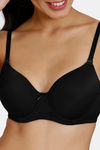 Zivame Padded Wired 3/4Th Coverage T-Shirt Bra - Anthracite — thumbnail 5