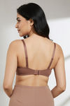 Zivame Padded Wired 3/4Th Coverage T-Shirt Bra - Nutmeg — thumbnail 3