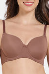 Zivame Padded Wired 3/4Th Coverage T-Shirt Bra - Nutmeg — thumbnail 7