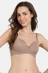 Zivame Padded Wired 3/4Th Coverage T-Shirt Bra - Roebuck — thumbnail 2
