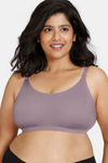 Zivame True Curv Double Layered Non Wired Full Coverage Super Support - Elderberry — thumbnail 2