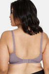 Zivame True Curv Double Layered Non Wired Full Coverage Super Support - Elderberry — thumbnail 3