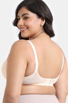 Zivame True Curv Lightly Lined Padded Non Wired Full Coverage Super Support Spacer Bra - Bellini — thumbnail 2