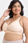 Zivame True Curv Lightly Lined Padded Non Wired Full Coverage Super Support Spacer Bra - Bellini — thumbnail 3