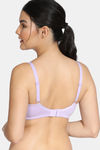Zivame True Curv Pointelle Double Layered Non Wired 3/4th Coverage Supper Support Bra - Lavender — thumbnail 2