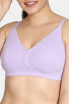 Zivame True Curv Pointelle Double Layered Non Wired 3/4th Coverage Supper Support Bra - Lavender — thumbnail 4