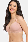 Zivame Padded Non Wired 3/4Th Coverage Post Breast Surgery Bra - Roebuck — thumbnail 3