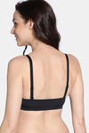 Zivame Padded Non Wired 3/4Th Coverage Front Open T-Shirt Bra - Anthracite — thumbnail 2