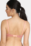 Zivame Knotty Padded Regular 3/4th Coverage T-Shirt Bra - Lobster Bisque — thumbnail 2