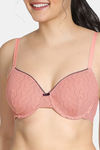 Zivame Knotty Padded Regular 3/4th Coverage T-Shirt Bra - Lobster Bisque — thumbnail 4