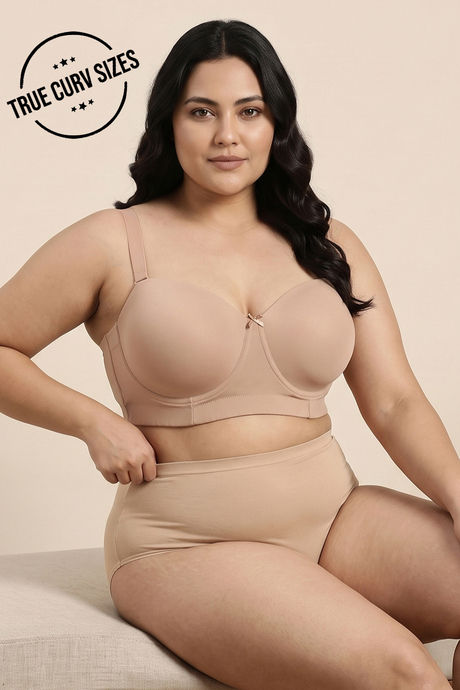 Buy Zivame True Curv Padded Wired Full Coverage Strapless Bra - Roebuck