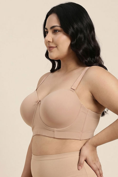 Zivame True Curv Padded Wired Full Coverage Strapless Bra - Roebuck — image 3