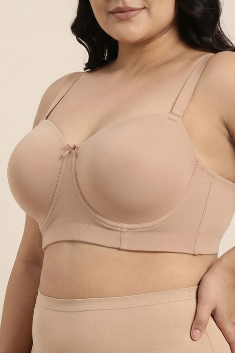 Zivame True Curv Padded Wired Full Coverage Strapless Bra - Roebuck — image 5